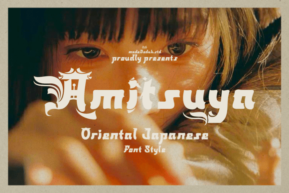 Amitsuya: A Display Font That Bridges Japanese Tradition and Digital Clarity