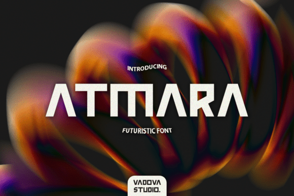 Atmara: A Sharp, Geometric Display Font for Bold Brand Identities