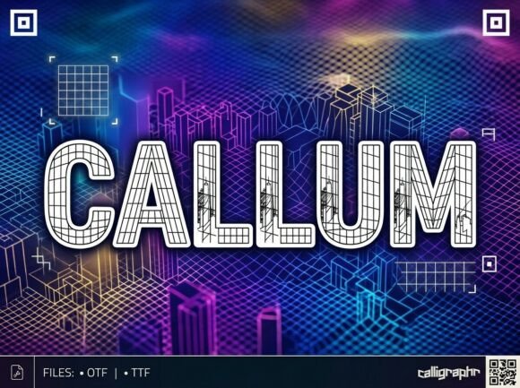 Callum: A Bold Display Font for Digital Branding