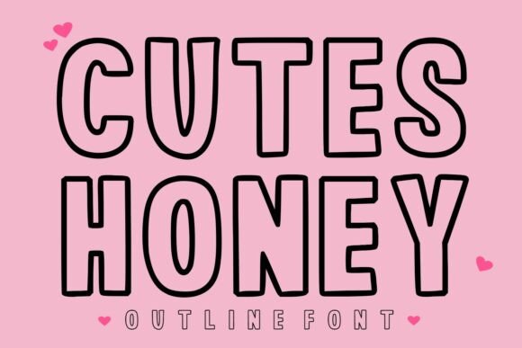 Cutes Honey: A Playful Display Font for Sweet Brand Identities
