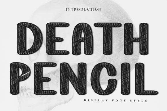 Death Pencil: A Festive Display Typeface for Digital Branding