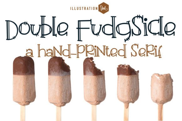 Double Fudgiscle: A Playful Display Typeface for Brand-First Web Design