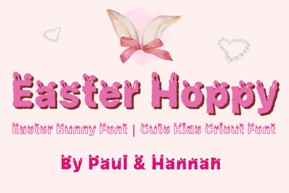 Easter Hoppy: A Playful Bunny-Inspired Display Font