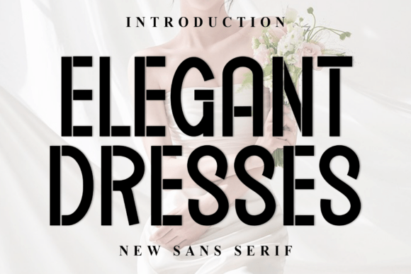 Elegant Dresses Font: Warm, Playful & Perfect for Friendly Brands