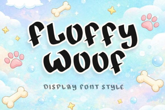 Floffy Woof: A Display Font That Feels Like a Warm Hug