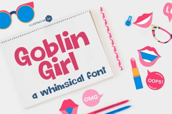 Goblin Girl: A Display Typeface for Playful Editorial Identity