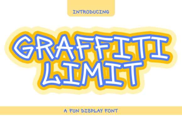 Graffiti Limit: A Bold Display Font for Urban Brand Identities