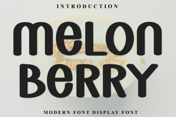 Melon Berry: A Festive Display Typeface for Digital Branding