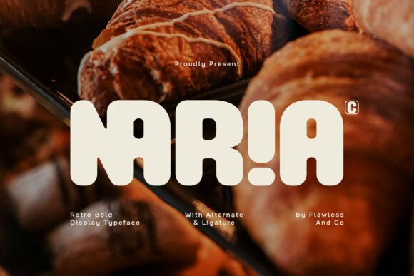 Naria: A Bold Display Typeface That Makes Your Headlines Unmissable