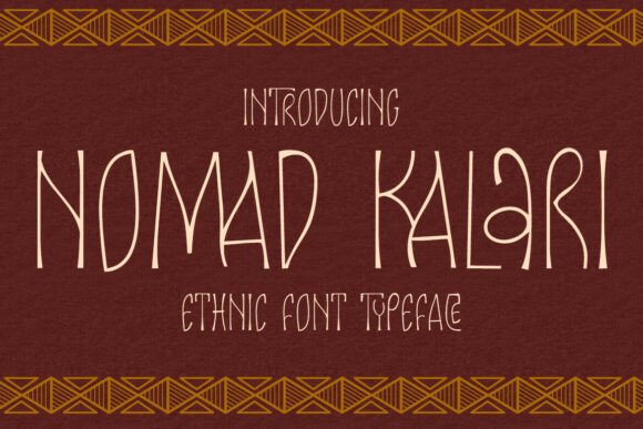 Nomad Kalari: A Distinctive Display Font for Authentic Digital Branding