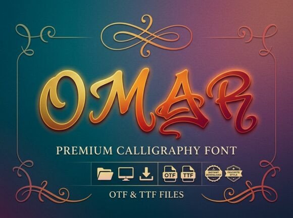 Omar: A Display Font That Earns Its Space