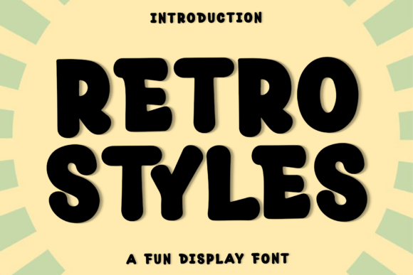 Retro Styles: A Festive Display Font That Delivers Joy—Not Just Decoration