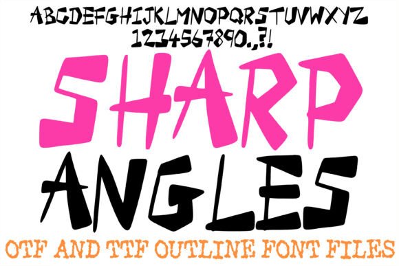 Sharp Angles: A Display Typeface with Editorial Edge