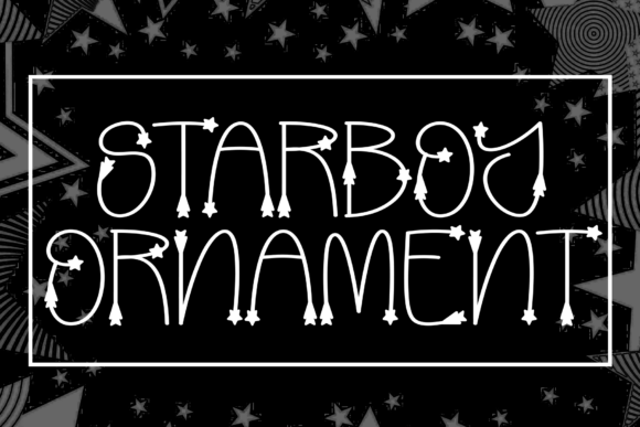 Starboy Ornament: A Distinctive Display Font for Digital Brand Moments