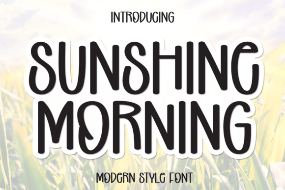 Sunshine Morning: A Friendly Handwritten Display Font for Real Business Brands