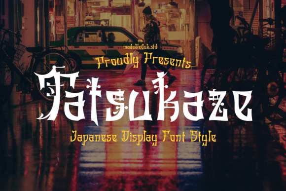 Tatsukaze Display Font for Handmade & Boutique Brands