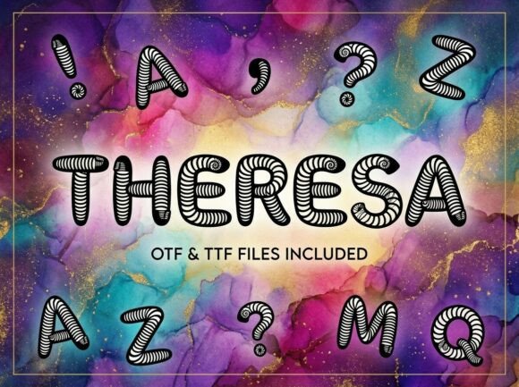 Theresa: A Display Font That Commands Attention