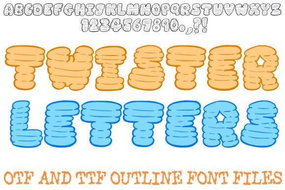 Twister Letters: A Display Font That Makes Your Brand Pop